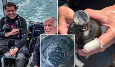 Divers find 162-year-old Guinness in shipwreck — and there's a 'possibility it's still drinkable'