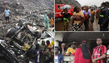 At least 30 killed after massive waste pile collapses, trapping victims beneath garbage