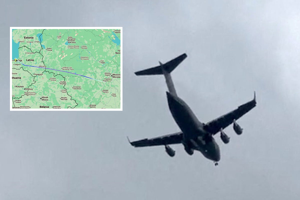 Ukraine-Russia war live: Mystery as US military plane lands in Moscow with no explanation