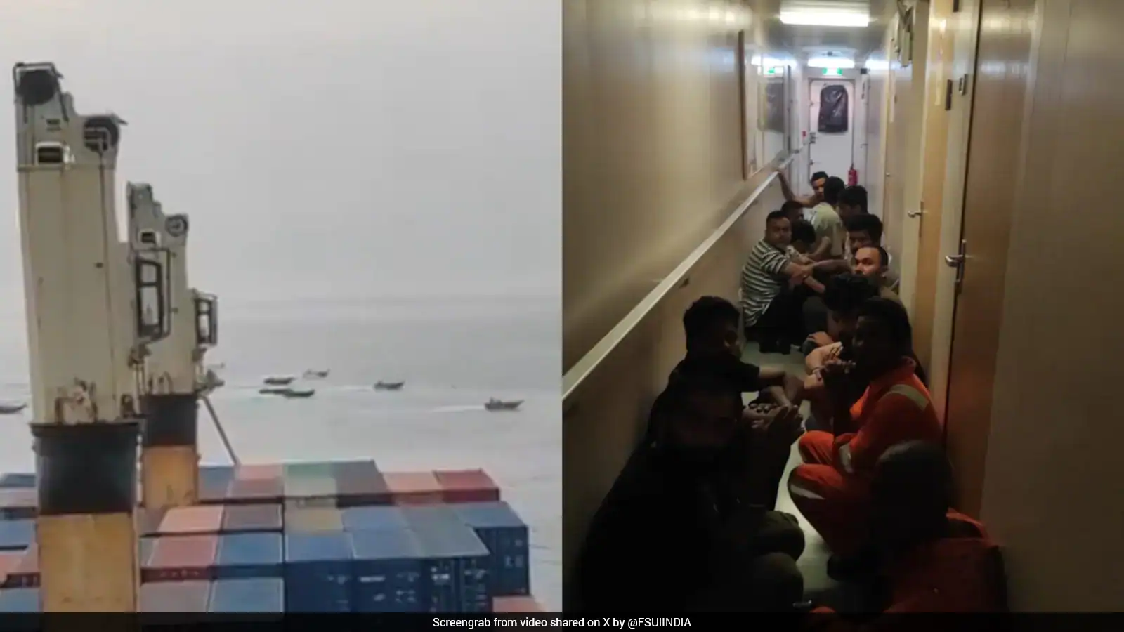 Old Video Shows Moment When Ship With 21 Indian Sailors Came Under Iran's Attack In Hormuz