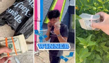 People are scrambling to find wads of cash dropped all over American cities