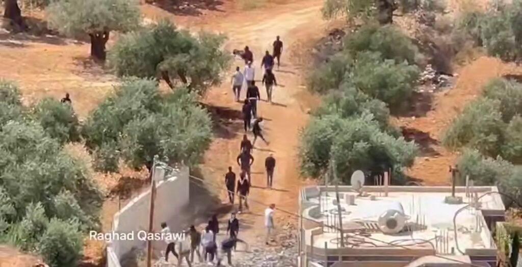 Clashes between settlers and Palestinians in Qusra עימותים בקוסרה