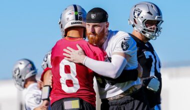 Raiders Suspend Kirk Cousins, Maxx Crosby From Team Drills After Practice Fight