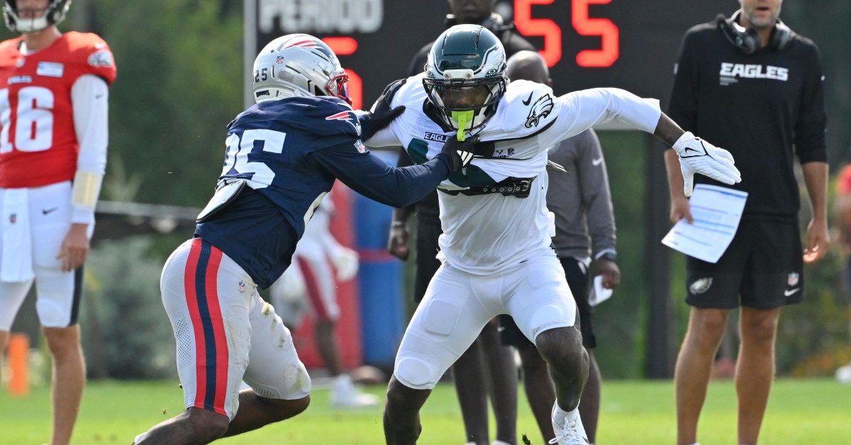 Patriots-Eagles joint practice recap: Defenses fight back on Day 2