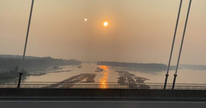 Metro Vancouver, Fraser Valley under air quality advisory due to wildfire smoke - BC