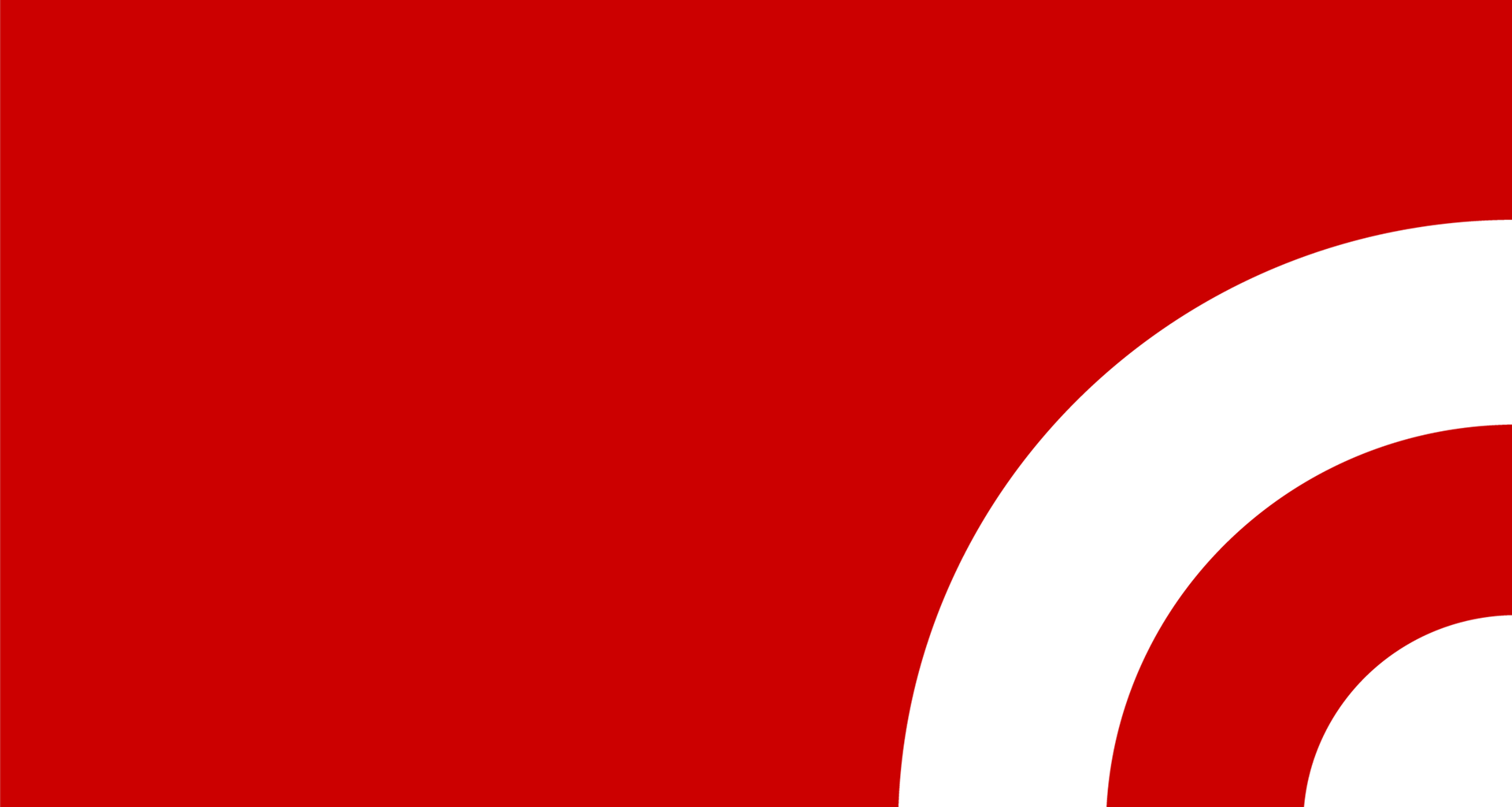 A red background with a white Target logo.