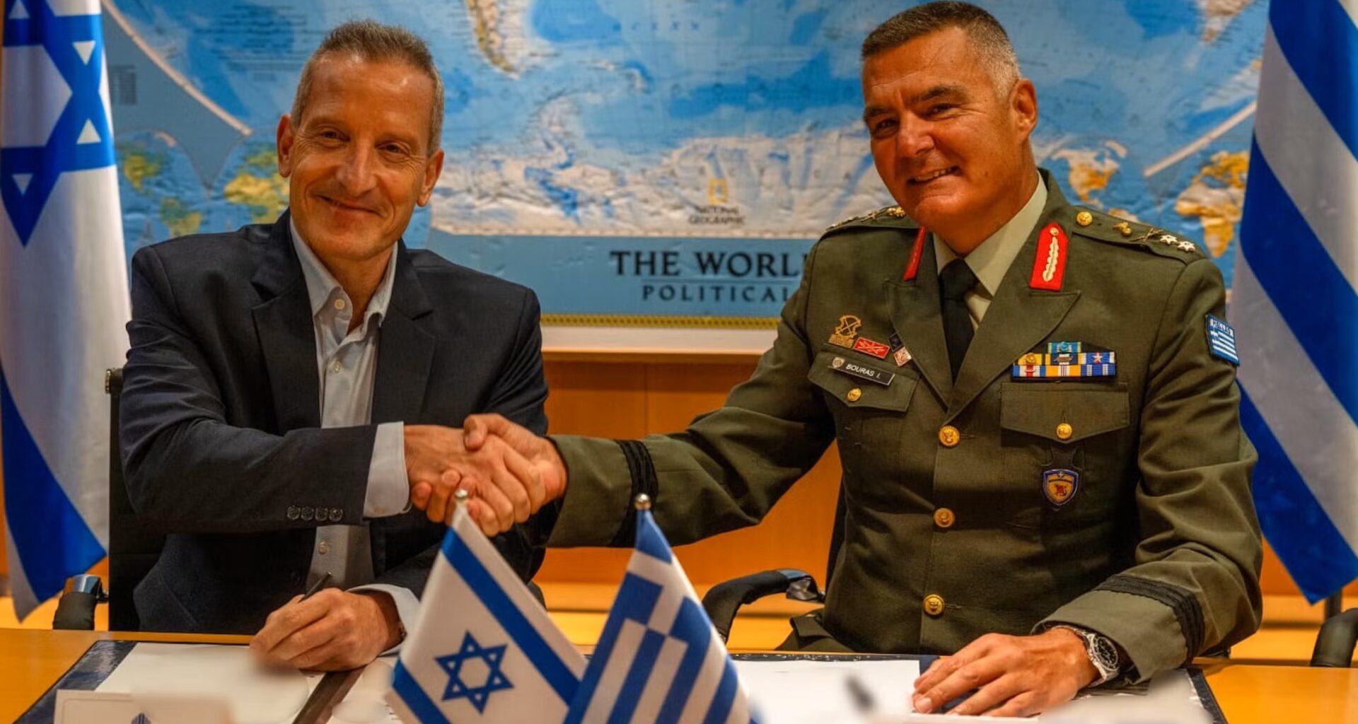 Israel and Greece ink defense deal to protect against regional threats