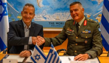 Israel and Greece ink defense deal to protect against regional threats