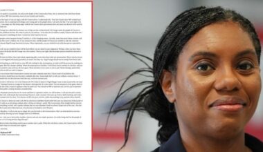 Kemi Badenoch sends letter telling Clacton voters they 'deserve better' than Nigel Farage despite failing to field Tory candidate