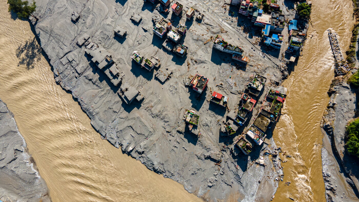 Photos: See the aftermath of deadly flash floods in Nepal : NPR