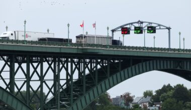 Canada hits back at U.S. with tariffs as trade war deepens : NPR
