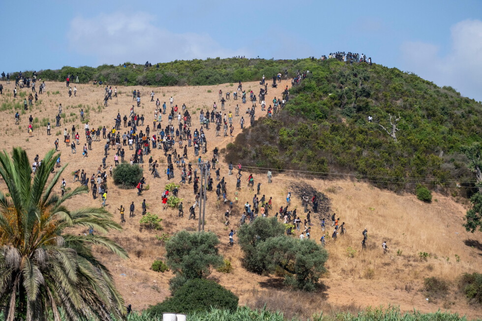 Moroccan security forces arrest nearly 300 migrants near Spanish exclave Ceuta