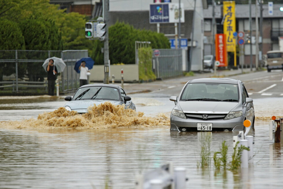 Heavy rain in north-central Japan causes floods and landslides