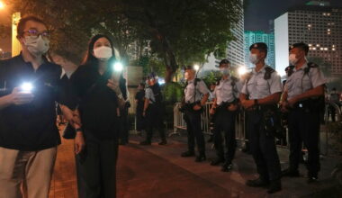 Hong Kong court considers sentencing for former Tiananmen vigil organizers