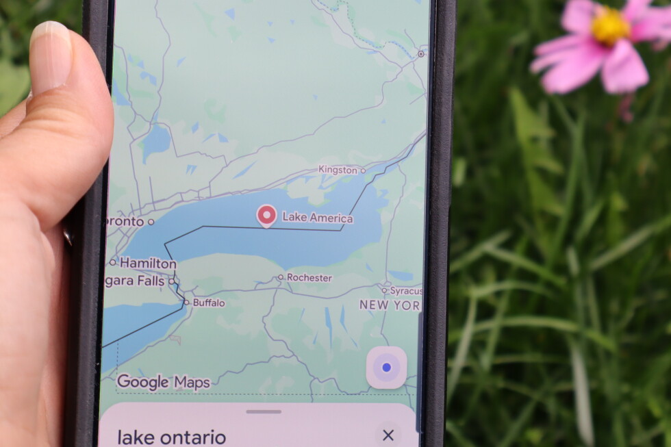 Google Maps changes Lake Ontario's name to 'Lake America' for US users