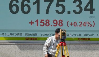 World shares slip as pressure mounts on bond markets