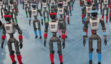 Chinese humanoid robots break human records at Beijing's robot games