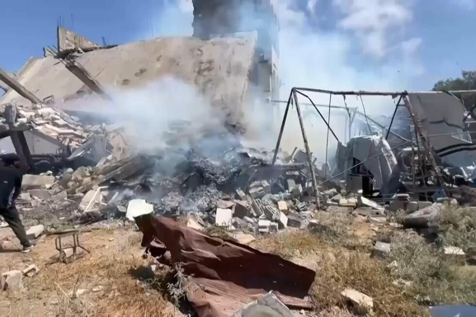 Israeli airstrike on home in central Gaza kills a 4-year-old child and wounds five others