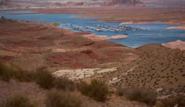 Record low levels at Lake Powell threatens water and electricity supply