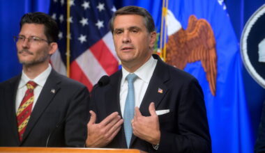 Blanche seeks to rally a depleted Justice Department workforce