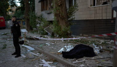 Russian missile barrage kills at least 6 in Kyiv