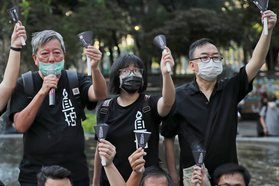 2 organizers of Hong Kong's Tiananmen vigils convicted of inciting subversion