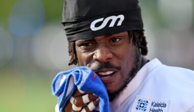 Bills safety Gardner-Johnson injures right leg during training camp practice