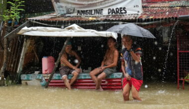 Photos show flooding and storm damage in the Philippines