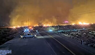 Hawk Fire nears Reno, Nevada, with thousands ordered to evacuate