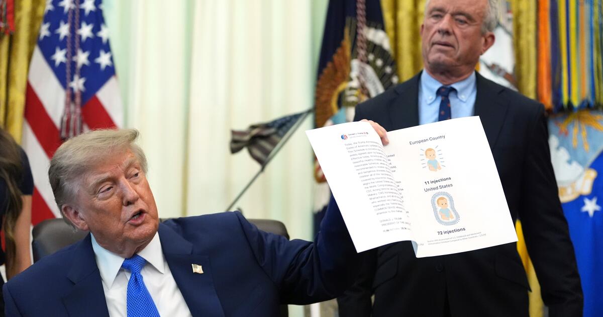 Hiltzik: Trump's awful vaccine order