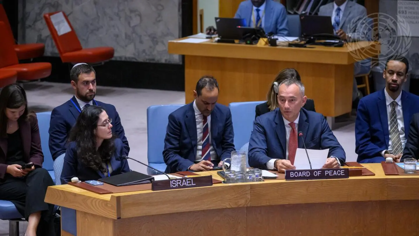 Israel and Hamas share blame for breakdown in peace process, Board of Peace rep tells UN Security Council - Israel & Jewish News