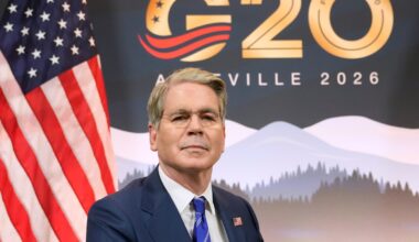 Bessent heads to the G20 to rally allies on Iran as tariffs strain ties