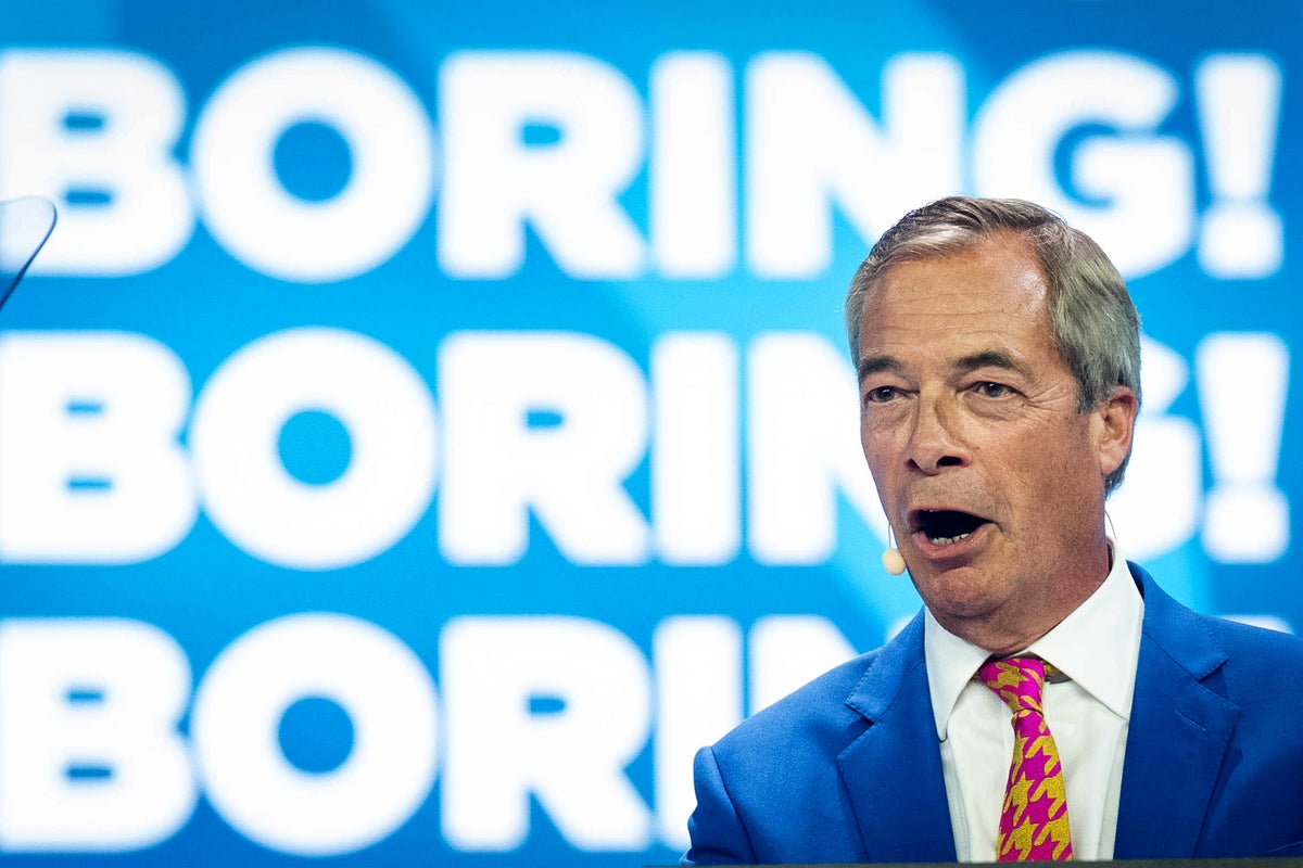 Nigel Farage says Reform won’t be distracted by ‘campaign of attacks’ at party conference — UK politics live