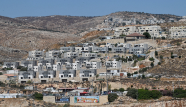 New housing in the Psagot Settlement in the West Bank, 9th September. Photo by UPI/Alamy Live News