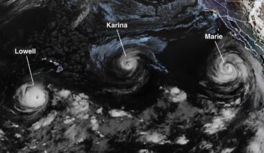 How close to Hawaii will Hurricane Lowell get? » Yale Climate Connections