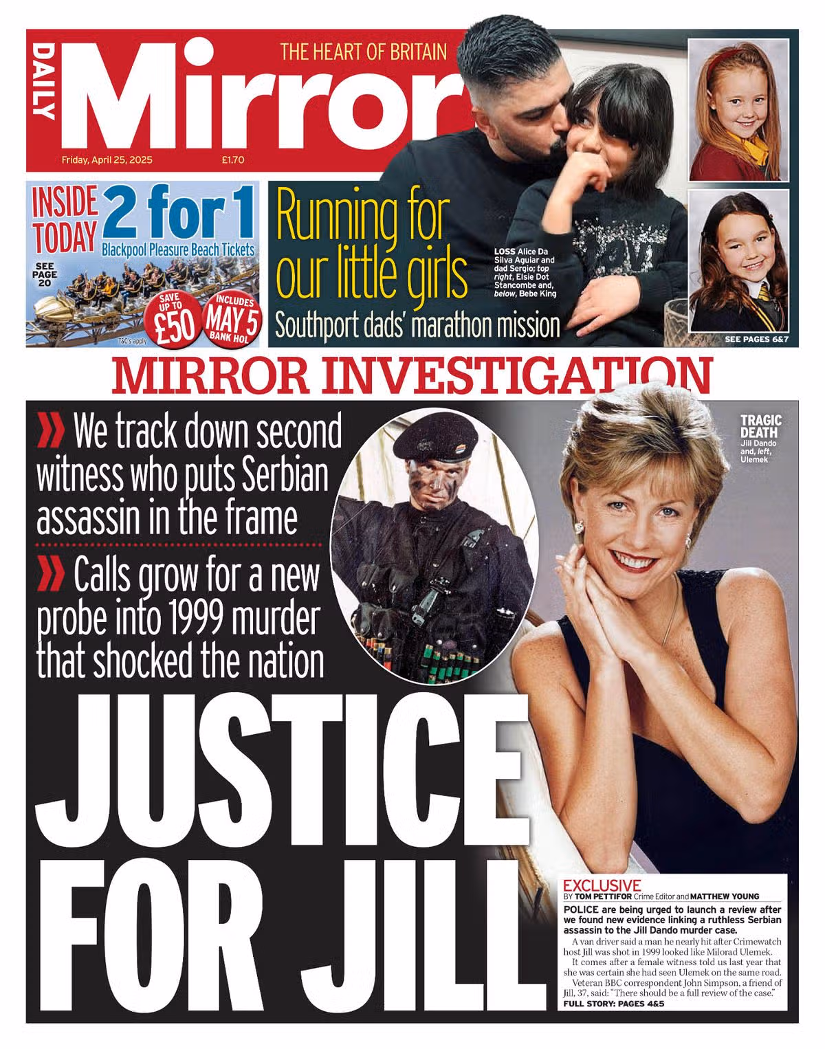 One of our previous front page stories