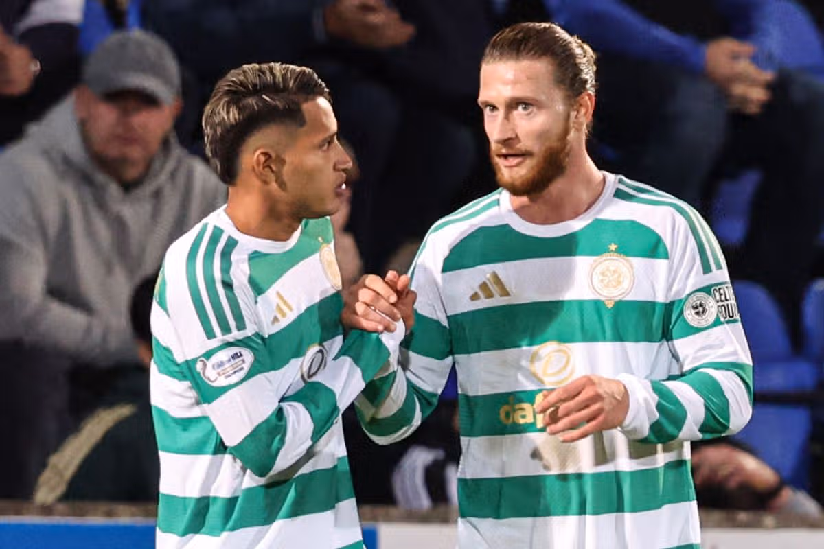 Celtic duo Camilo Duran and Kasper Hogh