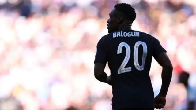 Folarin Balogun #20 of the United States reacts
