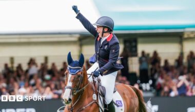 Gemma Stevens and Chilli Knight at the Burghley Horse Trials