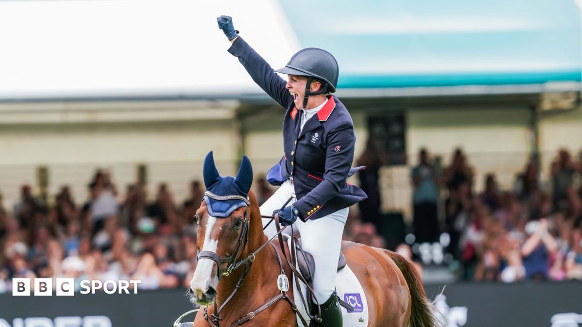 Gemma Stevens and Chilli Knight at the Burghley Horse Trials