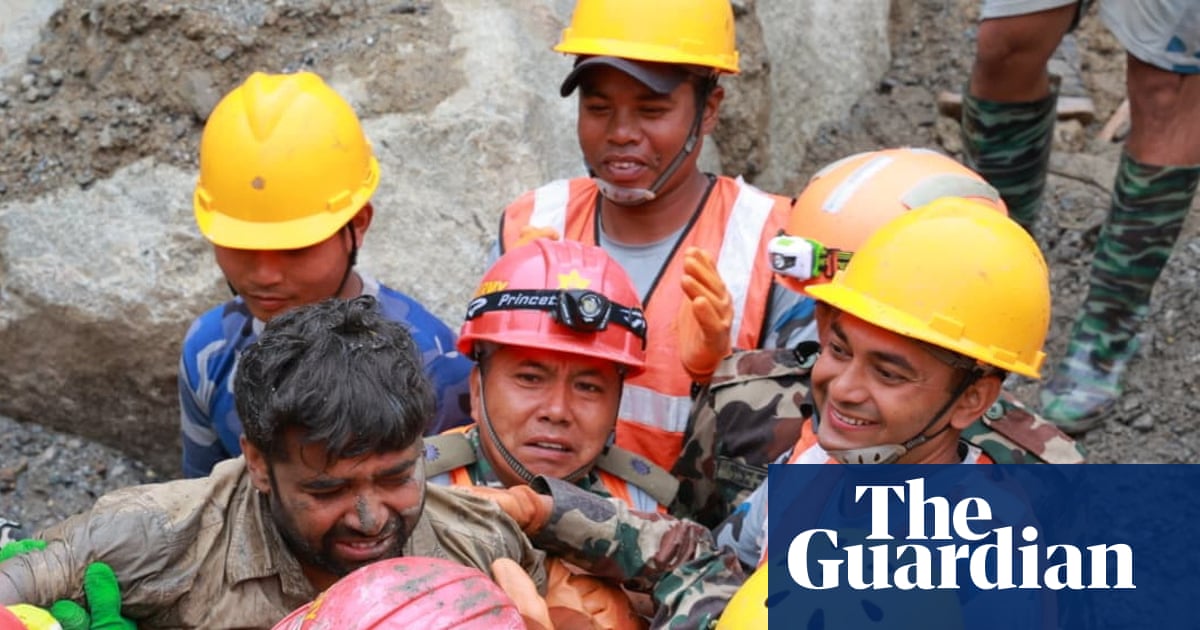 Nepal-Tibet flash flood: Two workers pulled alive from hydropower tunnel nine days after disaster | Nepal-Tibet flood disaster