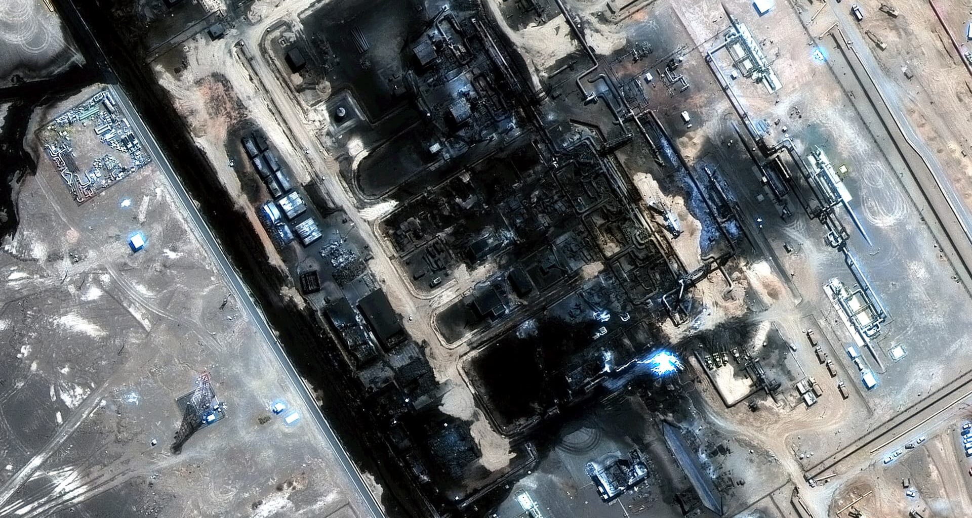 Iran war: Satellite images show extent of damage to East-West pipeline