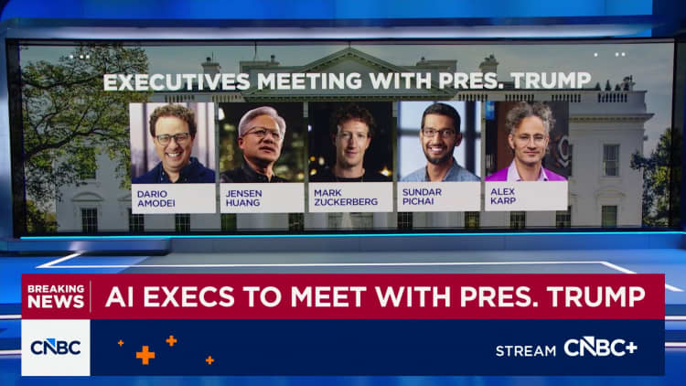 AI execs set to meet with President Trump