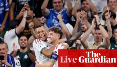 Real Madrid 2-1 Inter, Millwall 0-1 Newcastle: Champions League and Carabao Cup – as it hapopened | Soccer