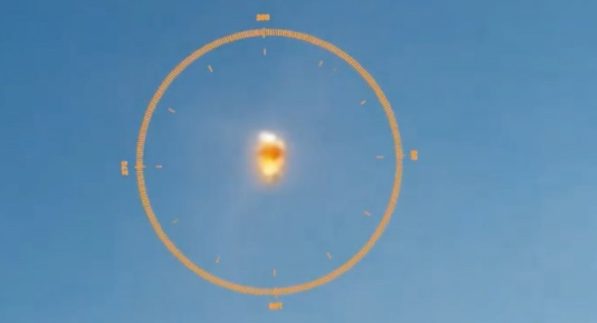 The destruction of russian Banderol drone / Screenshot from video