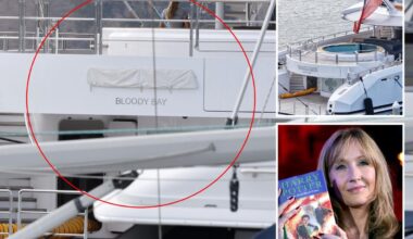 Inside look at JK Rowling’s superyacht, complete with pool