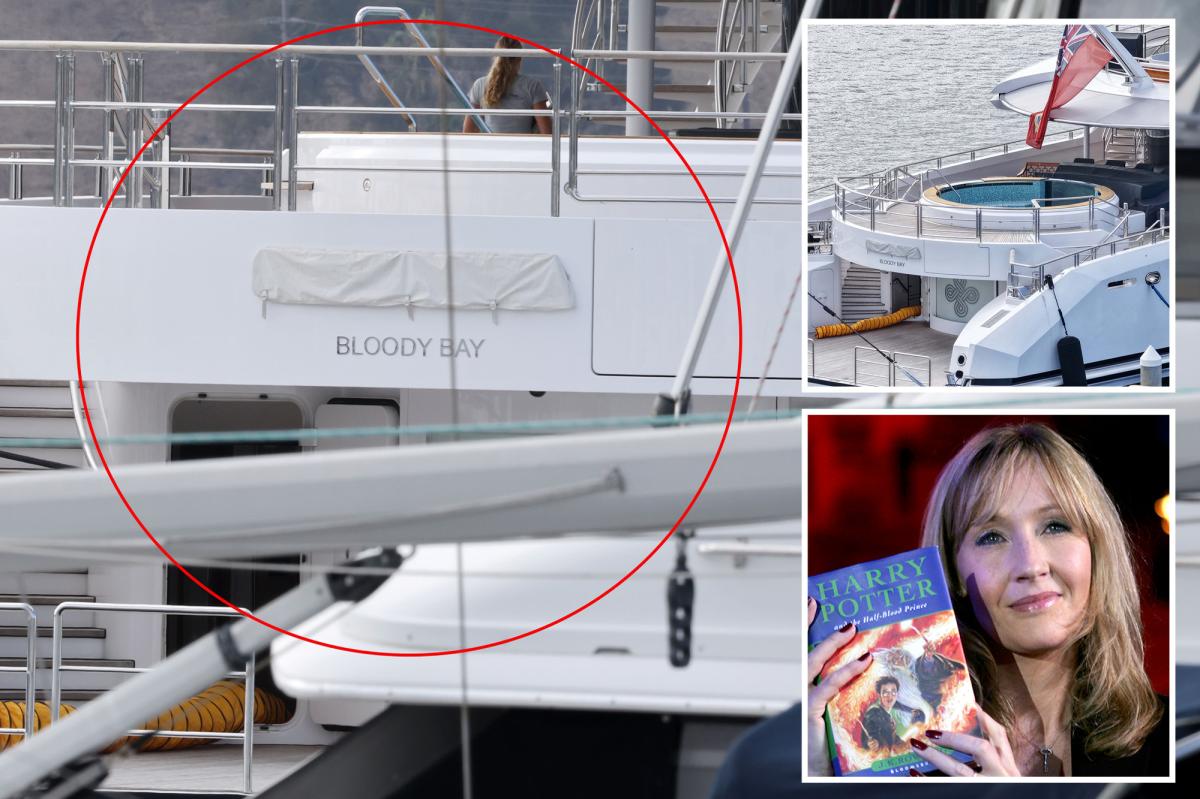 Inside look at JK Rowling’s superyacht, complete with pool