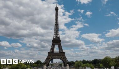 Eiffel Tower shut by staff strike over women being moved for religious visit - BBC