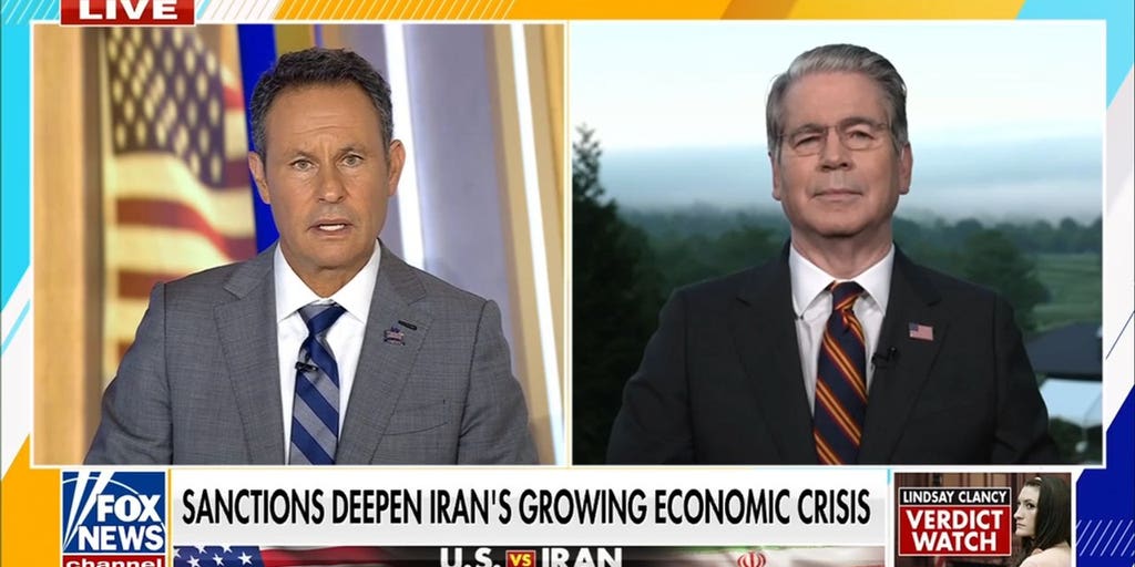 Bessent says US sanctions will 'asphyxiate' the Iranian regime