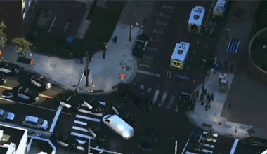 Law enforcement officials react to the scene of a shooting in Minneapolis, Wednesday, Sept. 2, 2026.